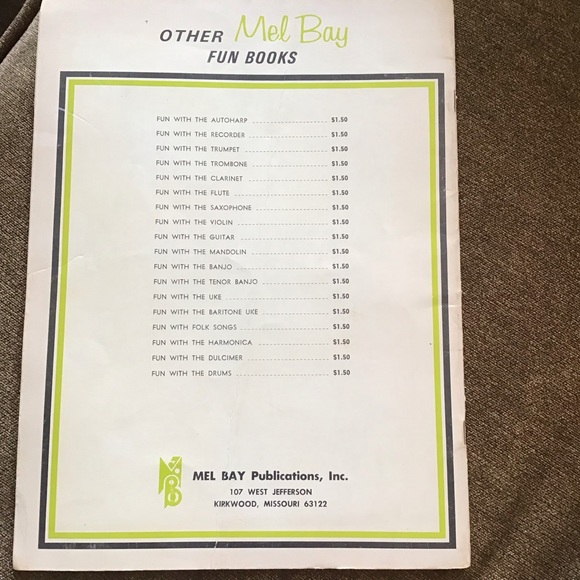 Vintage 1972 Mel Bay’s Fun With the Harmonica Instruction Music Sheet Book - Picture 7 of 8